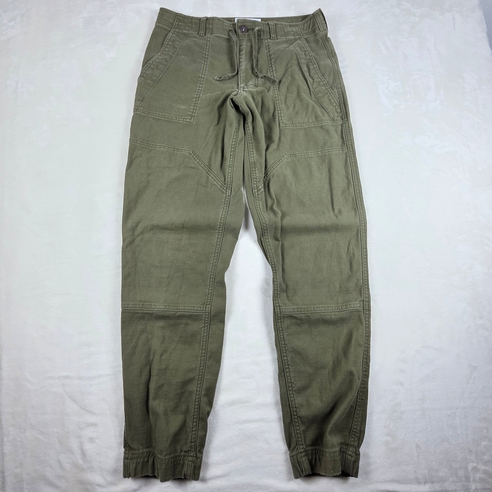 REI Co-Op Pants Men's 32x30 fits 32x30 Olive Green Trailsmith Jogger Double Knee